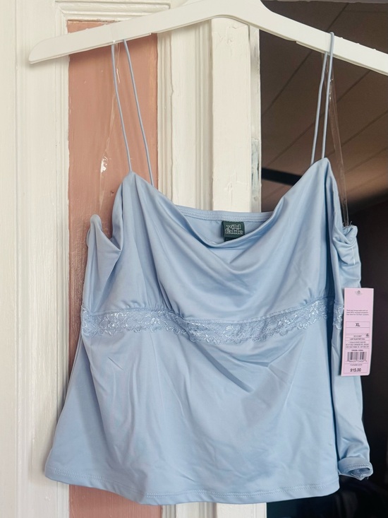 wild fable Other - wild fable Light Blue Lace-Trim Cami